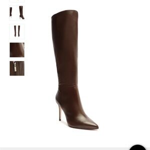 Schutz Mikki Up Leather Boot Sz 7.5